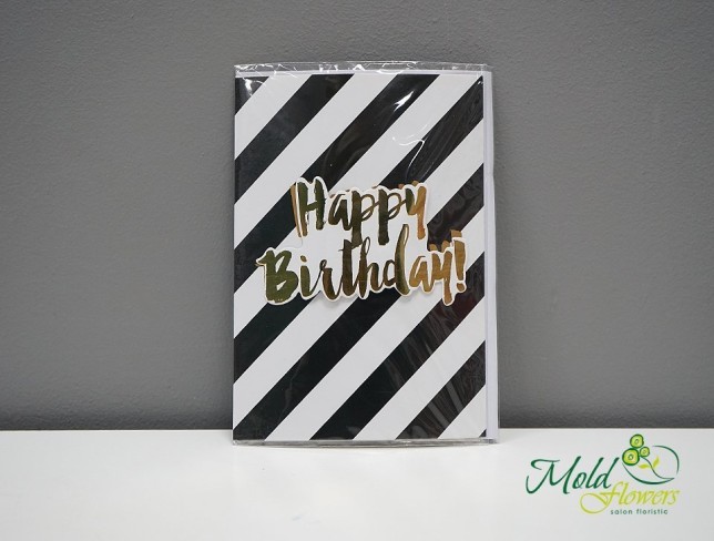 Birthday Card "HAPPY BIRTHDAY" with Envelope, 14 photo